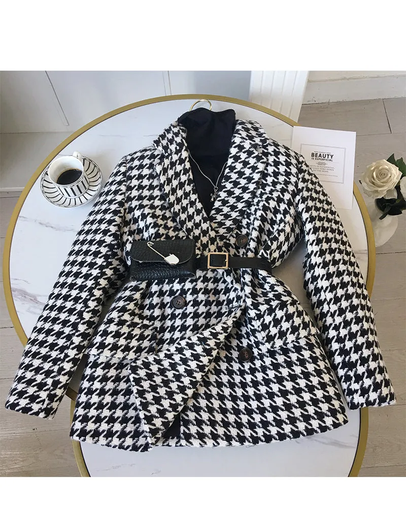 woolen coat suit thick and loose