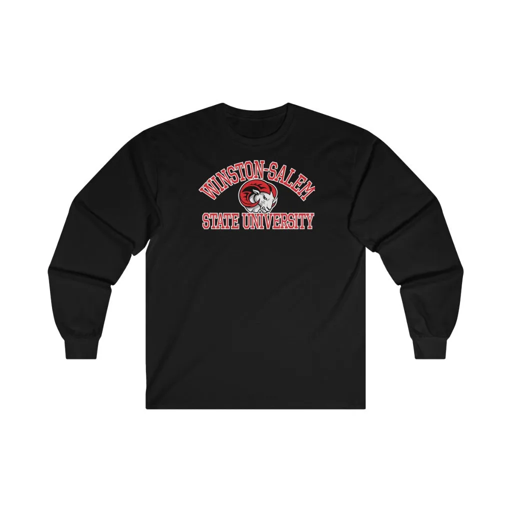WSSU UNISEX RAM CENTER LONGSLEEVE TEE