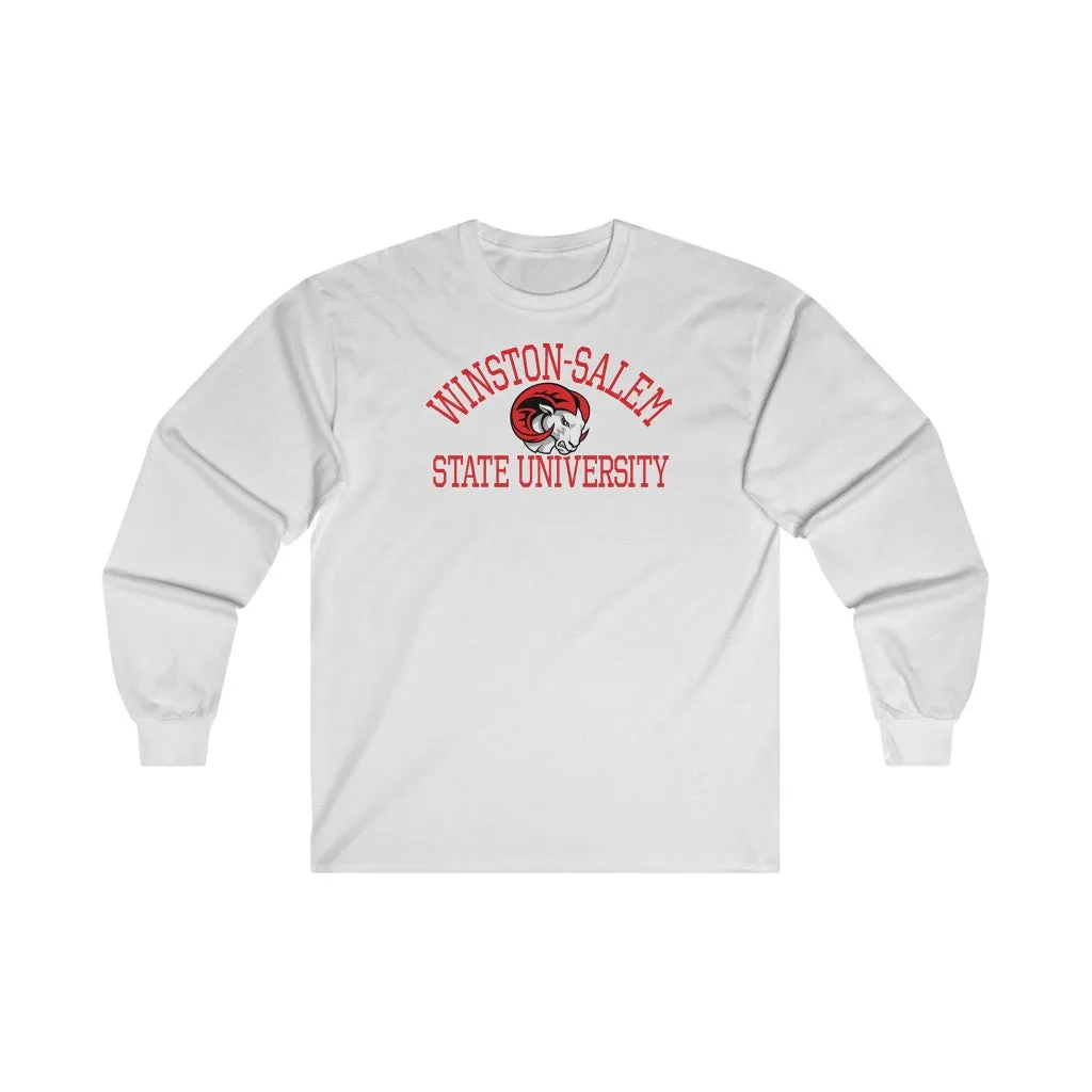 WSSU UNISEX RAM CENTER LONGSLEEVE TEE