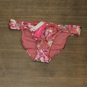 Xhilaration Juniors' Cinch Back Cheeky Floral Bikini Bottom 1645e8a7299a4a