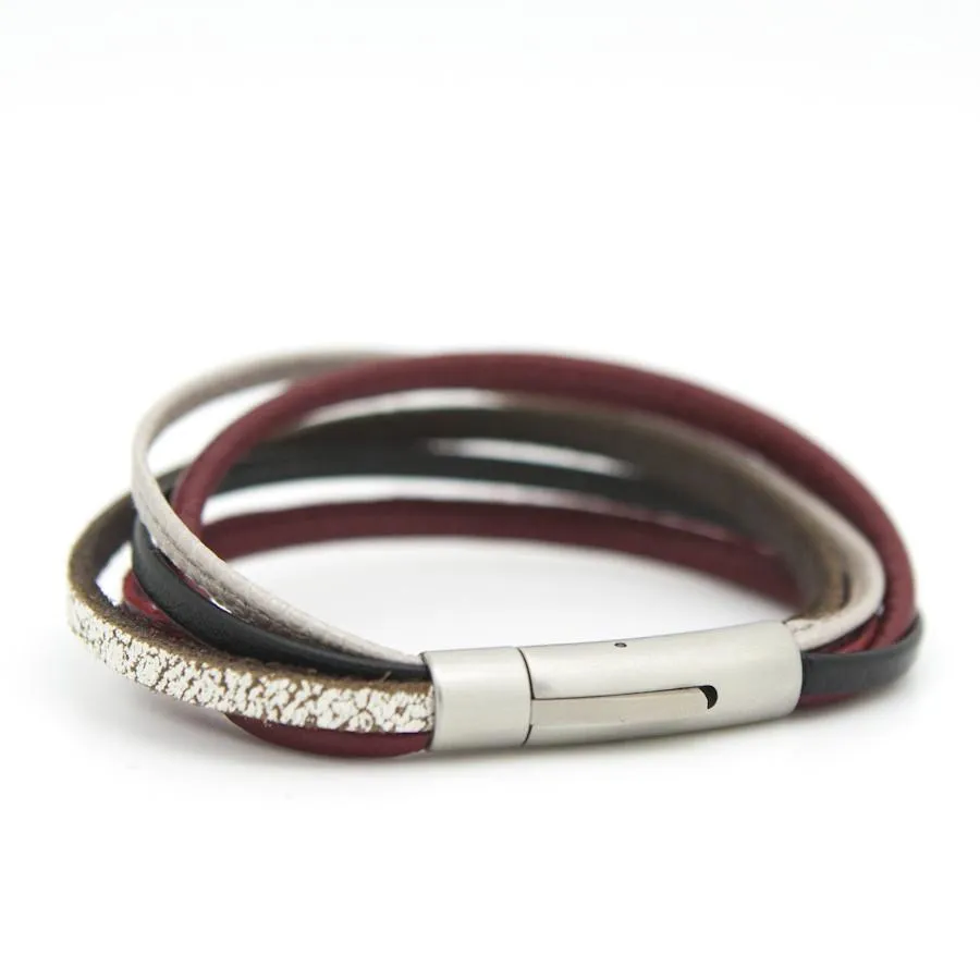XYZ Cuff - Red / White