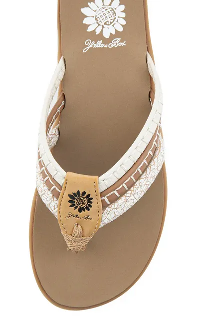 Yellow Box Fitzen Natural Flip Flop