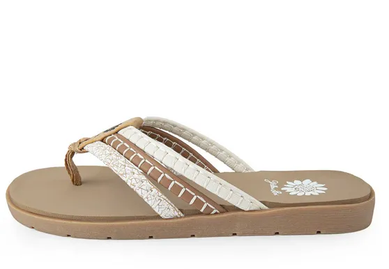 Yellow Box Fitzen Natural Flip Flop