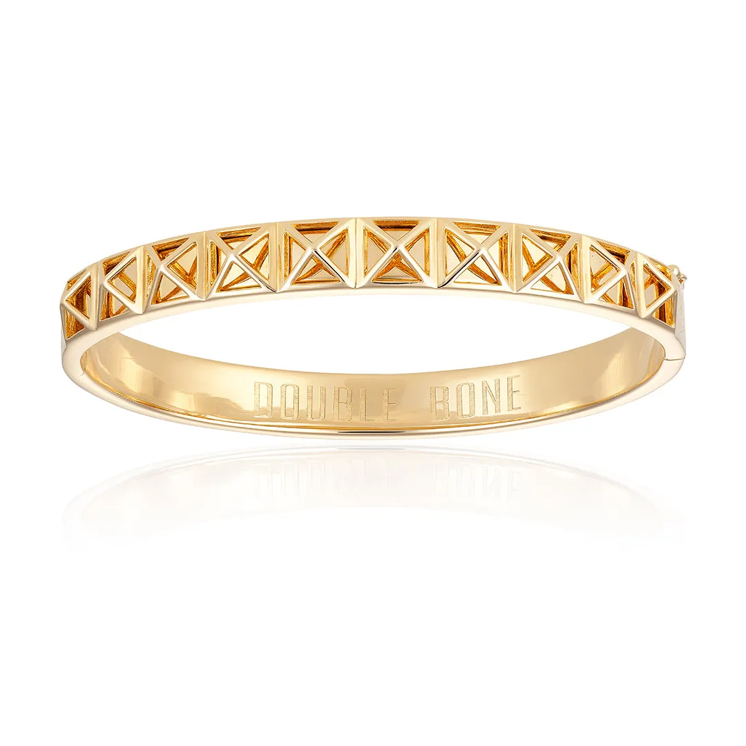 Yellow Gold and Cyan Bracelet Combination