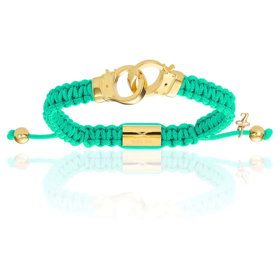 Yellow Gold and Cyan Bracelet Combination