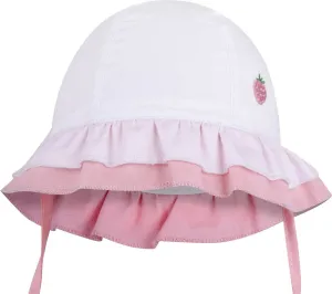 Yo Club Baby Girl Summer Sun Hat White (6-9mths)