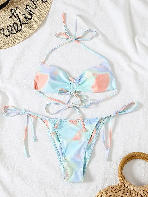 ZABRI  sexy  bikini beachwear ladies bra bikini set thong swimsuit