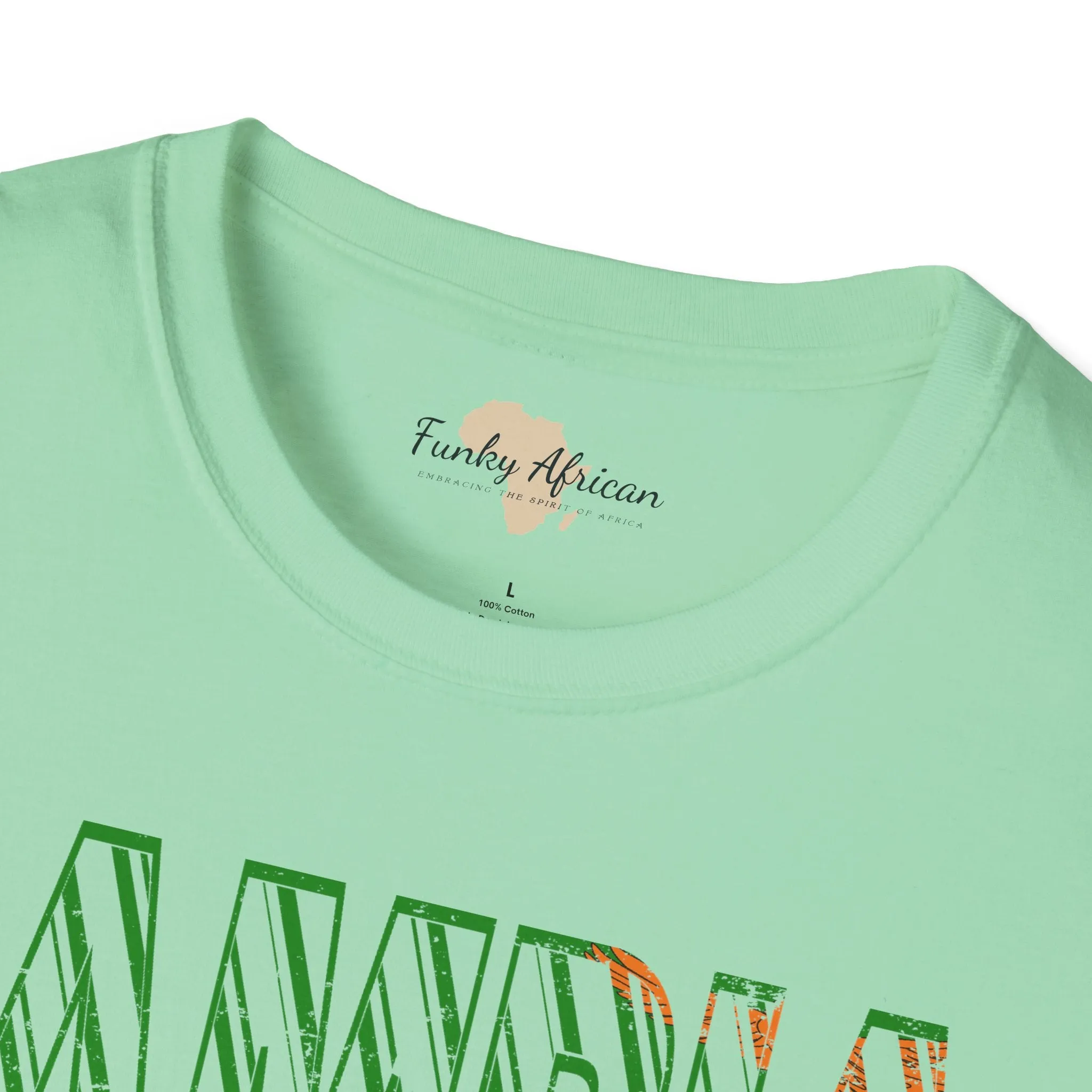 Zambia text unisex softstyle tee