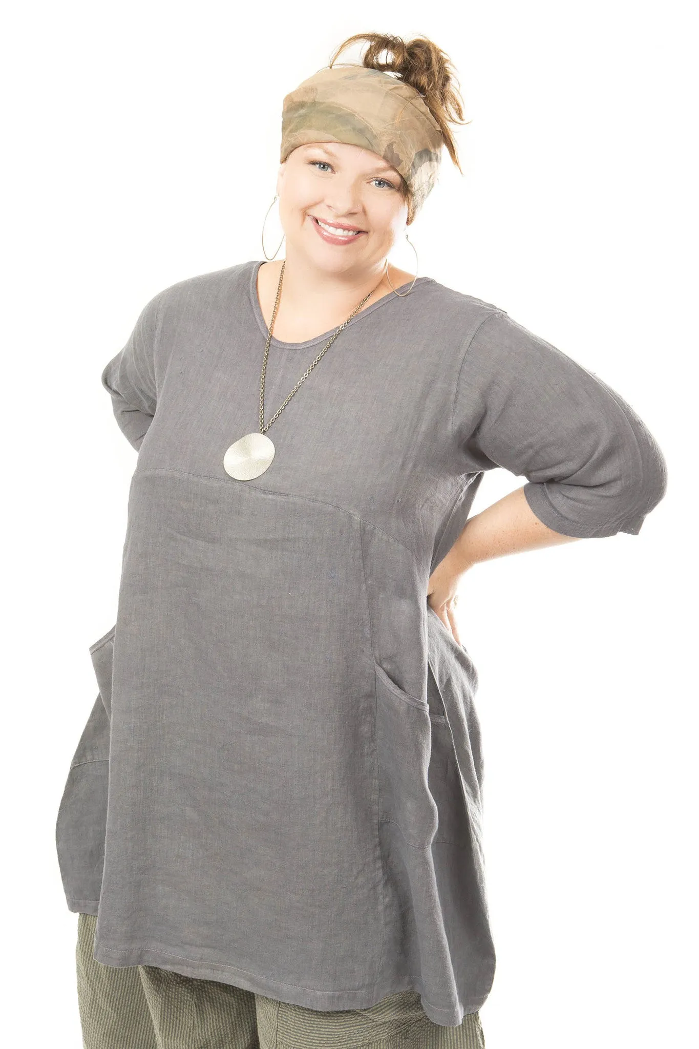 Zen Tunic UnPrinted-Blue Fish Clothing