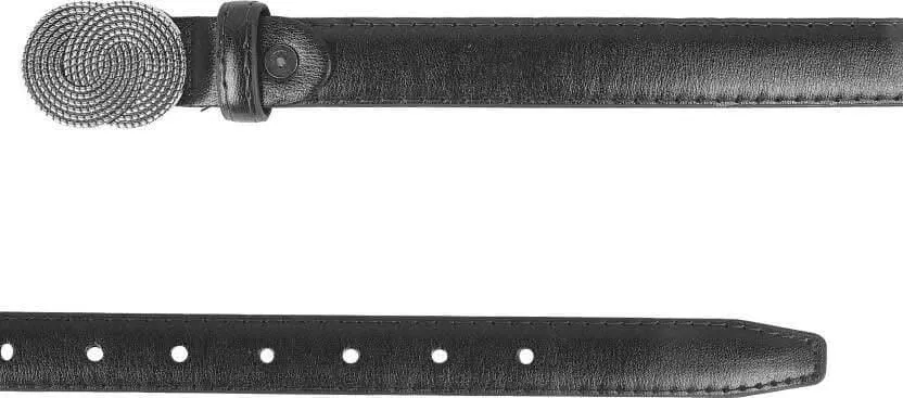 ZEVORA Women Casual, Evening, Formal, Party Black Genuine Leather Belt