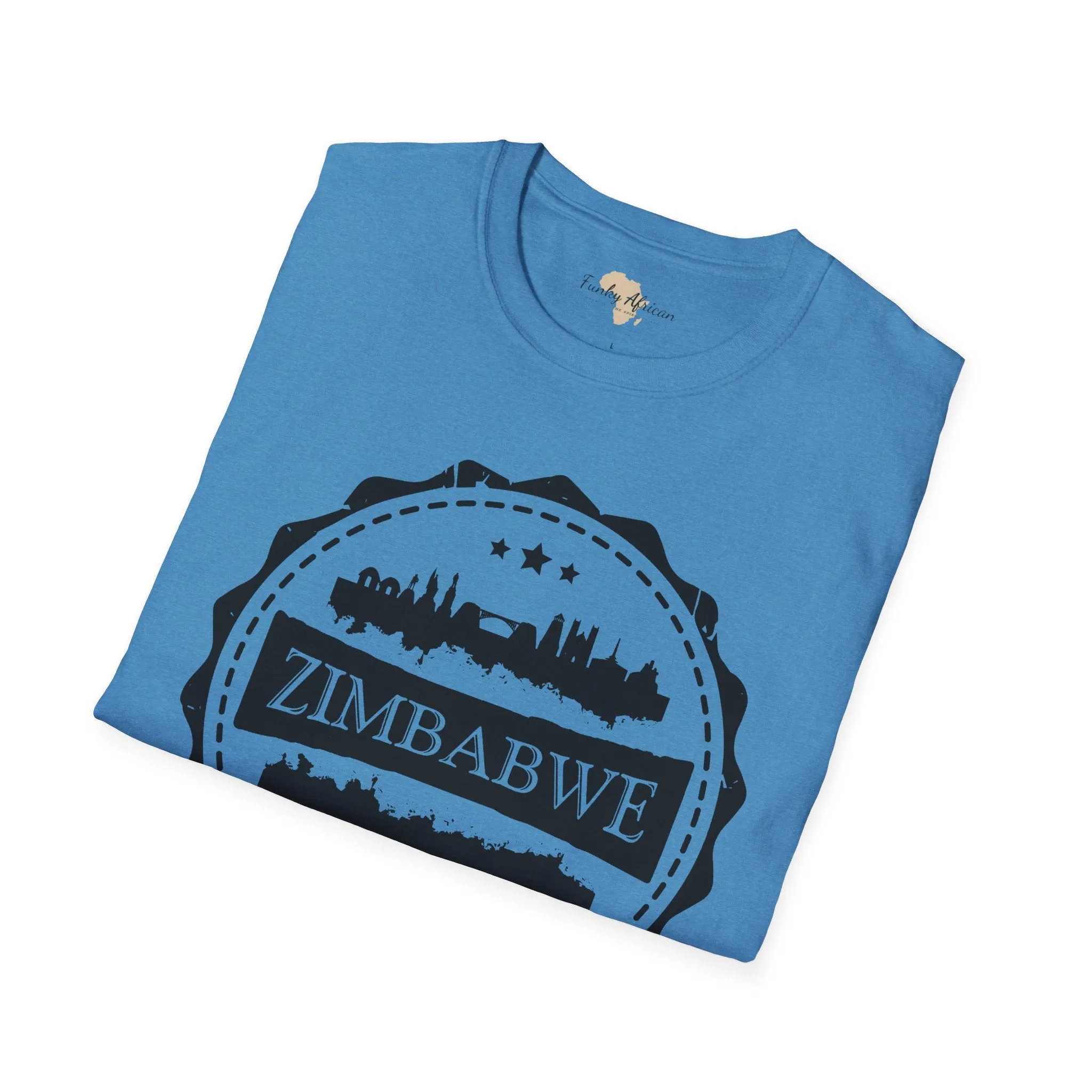 Zimbabwe Stamp unisex tee