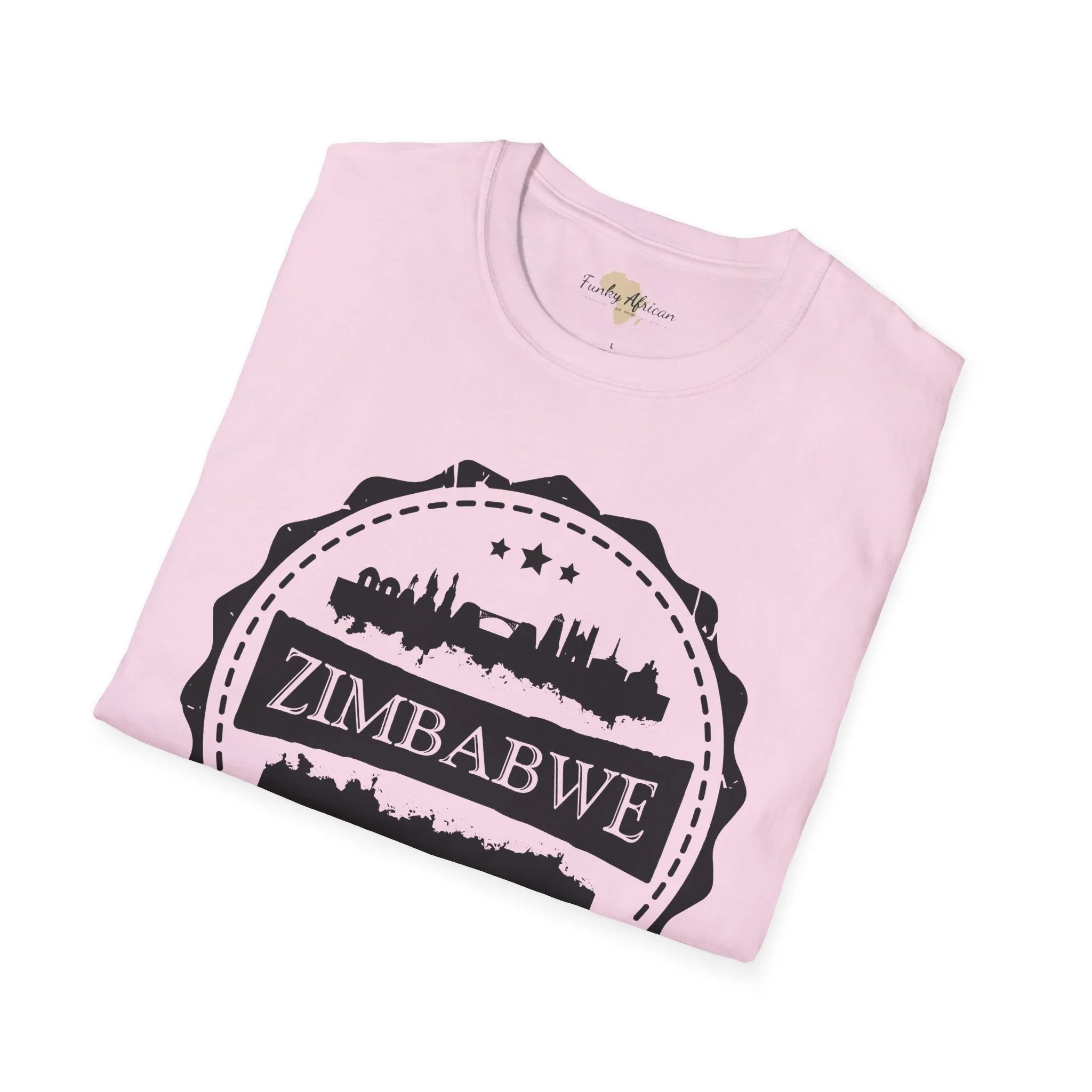 Zimbabwe Stamp unisex tee