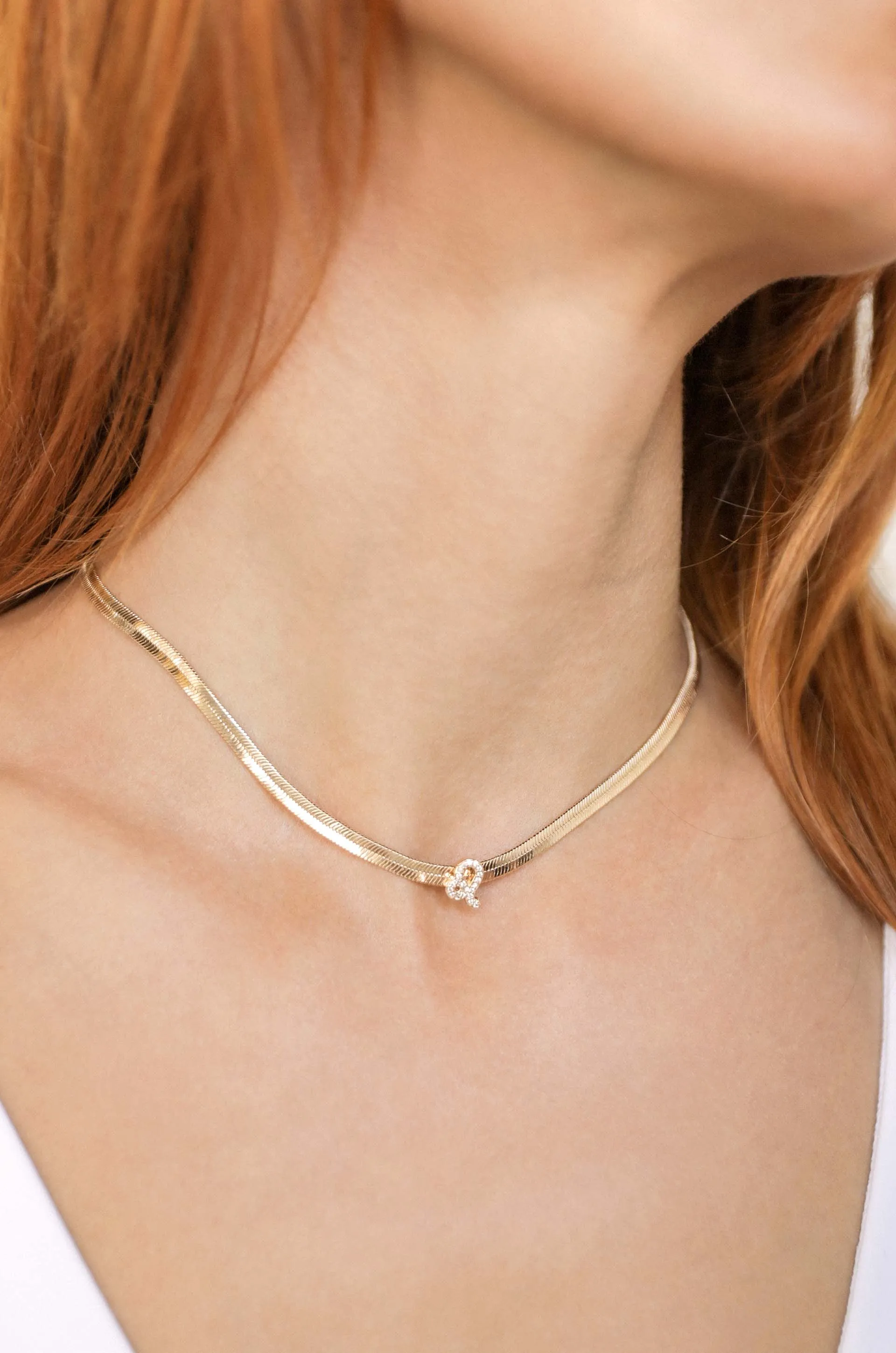 Zodiac Herringbone Necklace