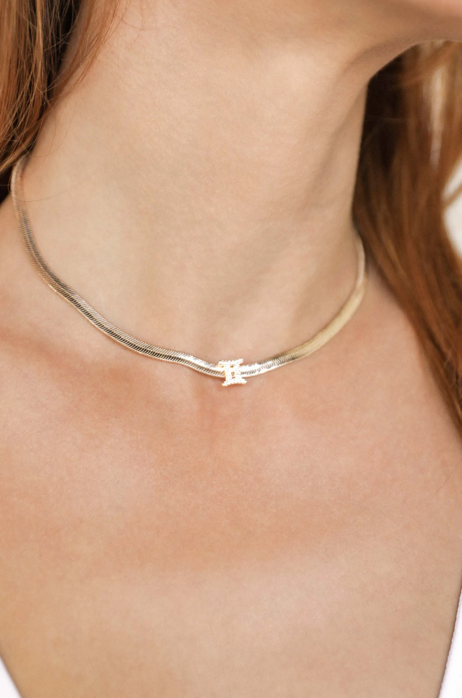 Zodiac Herringbone Necklace